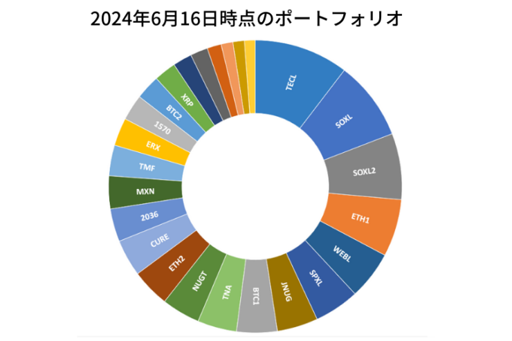 2024年6月16日時点のポートフォリオ