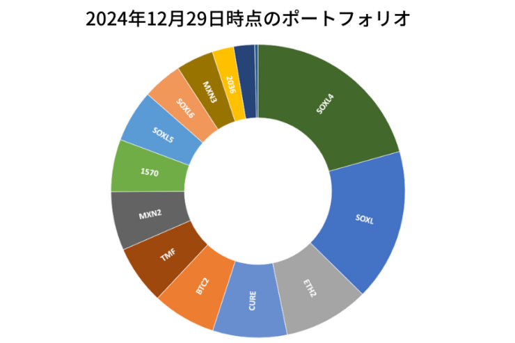 2024年12月29日時点のポートフォリオ