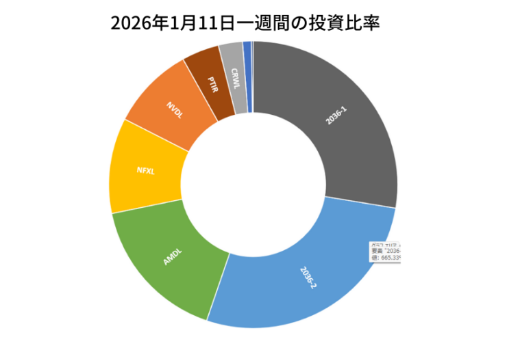2026年1月11日までの一週間の投資比率